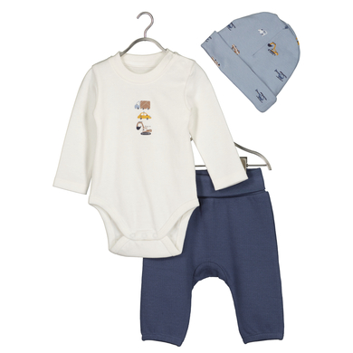 BLUE SEVEN Set bébé 3 pièces blanc cassé