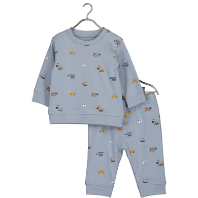 BLUE SEVEN Ensemble bébé t-shirt + pantalon blanc cassé