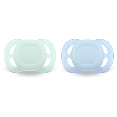 Image of Avent Philips Soother Ultra Start SCF075/02 in blu/verde059