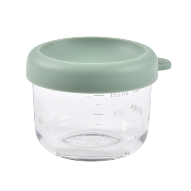 Beaba BEABA® Pot de conservation repas verre, vert sauge