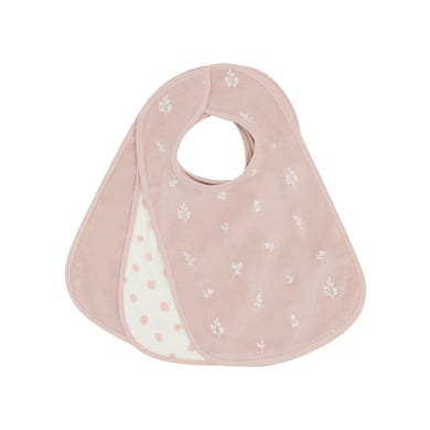 kindsgard Bavoir velcro happaklat pack de 3 branches rose
