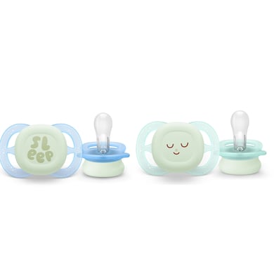 PHILIPS AVENT Philips Avent Sucette de nuit Ultra Start SCF075/08 en bleu/vert