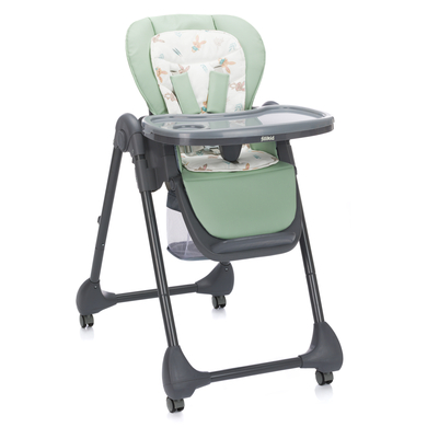 fillikid Chaise haute enfant Mio gris/vert