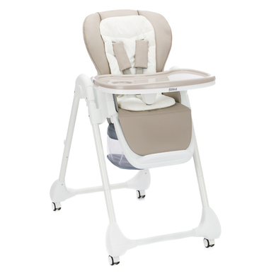 fillikid Chaise haute enfant Mio blanc/taupe