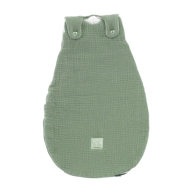 Träumeland Gigoteuse extérieure LIEBMICH mousseline de coton vert sauge TOG 2.5