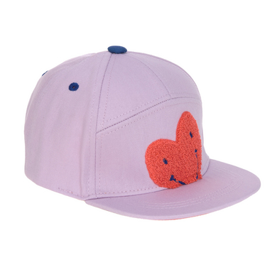 LÄSSIG Barnmössa Heart purple