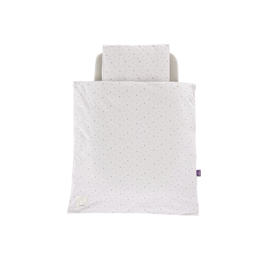 Träumeland Literie en jersey Moon gris 80 x 80 cm