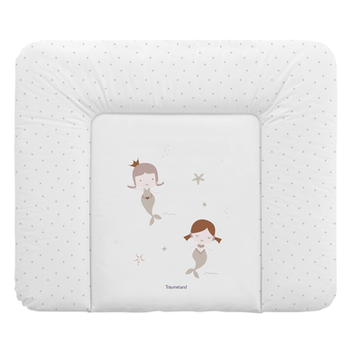 Träumeland Matelas à langer Hophop Bunny beige 75 x 85 cm
