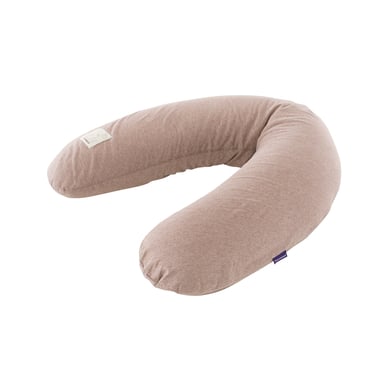 Träumeland Cuscino per l'allattamento elasticizzato color castagno screziato 180 cm