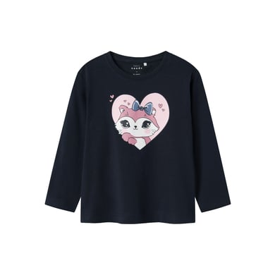 name it T-shirt à manches longues Nmfveen Dark Sapphire