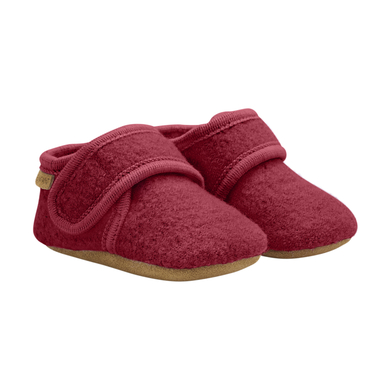 EN FANT Baby Wool Slippers Rio Red