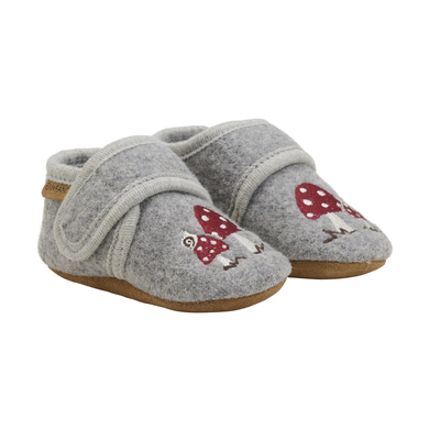 Image of EN FANT Pantofole in lana per bambini Grigio Melange059