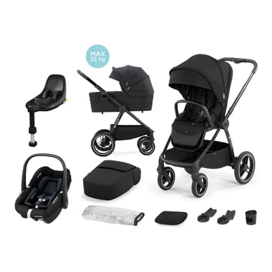 Kinderkraft Pack poussette trio combinée 3en1 NEA midnight cosy MAXI COSI Pebble S Tonal base FamilyFix S