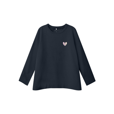 name it T-shirt à manches longues Nmfodette Dark Sapphire