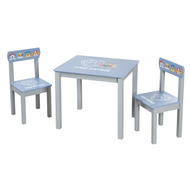 roba grupo de asientos infantiles paw patrol set de 3 azul gris