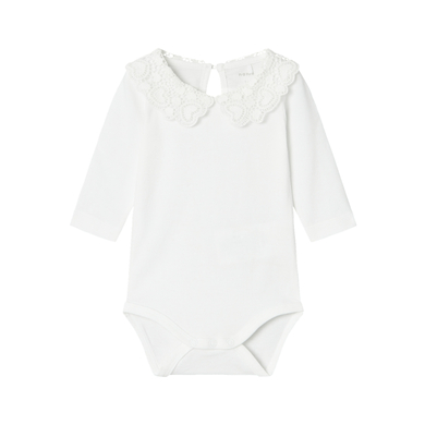 name it Bright Långärmad kropp Nbfroselina White