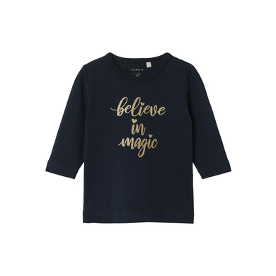 name it T-shirt à manches longues Nbfralove Dark Sapphire