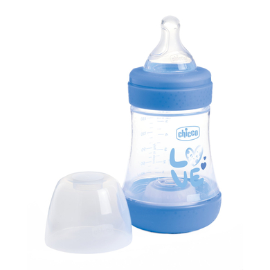 chicco Nappflaska Perfects 150 ml i blått