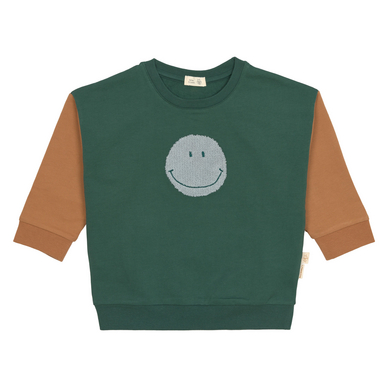 Image of LÄSSIG Bambini Sweater Smile scuro Verde059