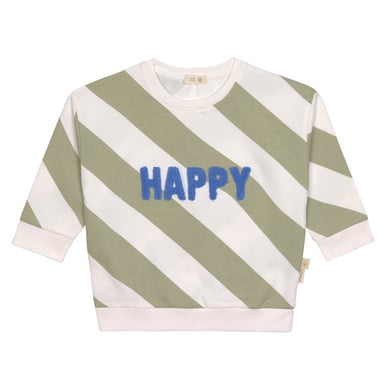 Image of LÄSSIG Bambini Sweater Happy milky / light kaki059