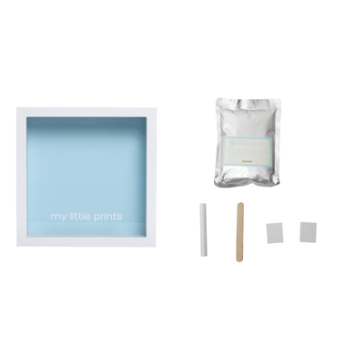 ubbi® Cadre photo 3D pour empreinte de main ou de pied, blanc