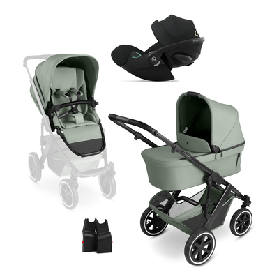 Image of ABC DESIGN Passeggino 3 in 1 Salsa 5 Air pine incl. cybex GOLD ovetto Cloud G i-Size Plus Moon nero Plus e adattatori059