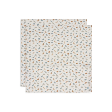 jollein Gasbinda Roarsome 2-pack 115x115cm