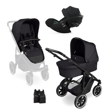 Image of ABC DESIGN Passeggino 3 in 1 Salsa 5 Air coal incl. cybex GOLD ovetto Cloud G i-Size Plus Moon nero Plus e adattatori059