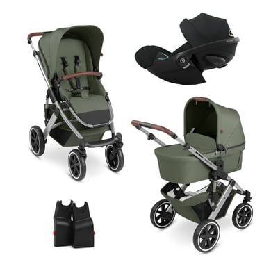 ABC DESIGN Olive i-Size Black Salsa 4 Air barnevogn Collection 2024 inkl. cybex GOLD Cloud G babystol Plus Moon Plus og adapter