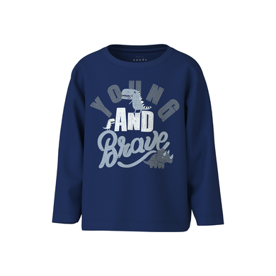name it T-shirt à manches longues Nmmvictor Sodalite Blue
