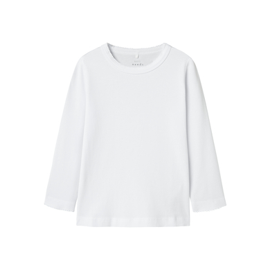 name it Bright Långärmad skjorta Nmfvenilla White