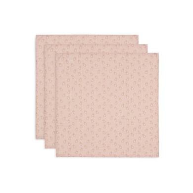 Jollein Burpdoekje 3-pack Nijntje Silhouetten Wild Rose 70 x 70 cm