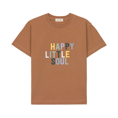 LÄSSIG T-shirt Jersey GOTS karamell