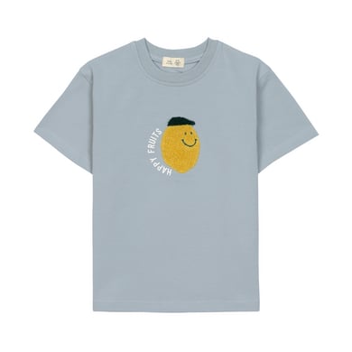 Image of LÄSSIG T-shirt Maglia GOTS Lemon light blu059