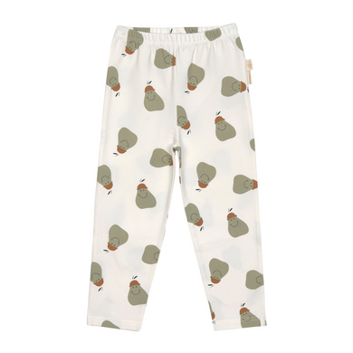 LÄSSIG Leggings Jersey GOTS Päron milky