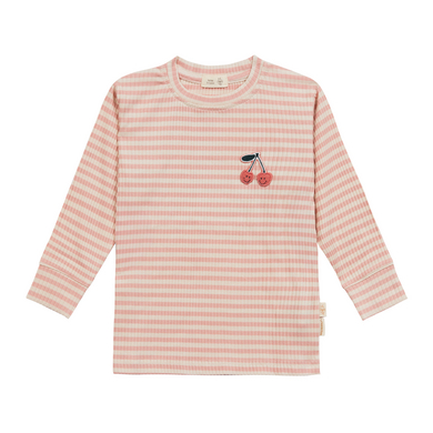 Image of LÄSSIG Camicia a maniche lunghe a coste Cherry peach059