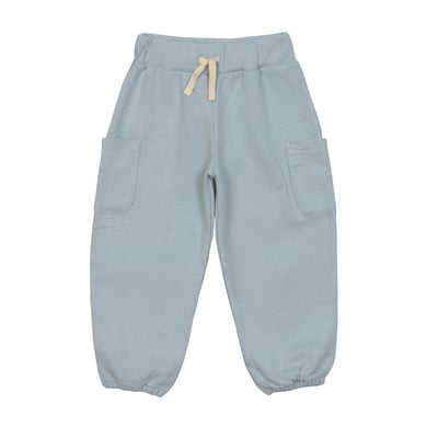 Image of LÄSSIG Pantaloni Cargo Waffle GOTS light blu059