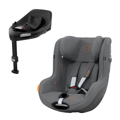 Image of cybex GOLD Seggiolino auto Reboarder Sirona G i-Size Lava grigio incl. base isofix Base G nero059