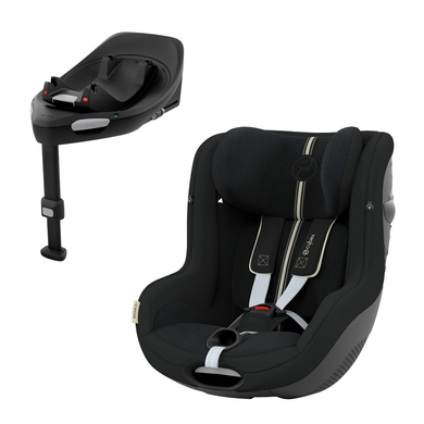 Image of cybex GOLD Seggiolino auto Reboarder Sirona G i-Size Plus Moon nero incl. base isofix Base G nero059