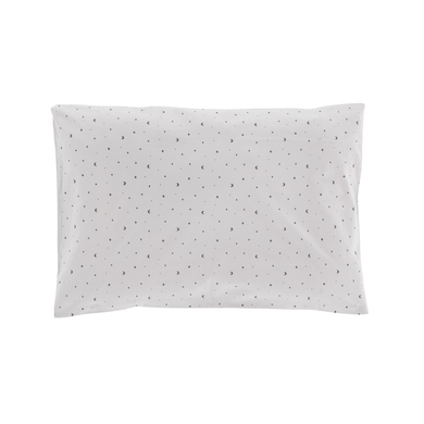 Träumeland Taie d'oreiller Moon gris 40 x 60 cm