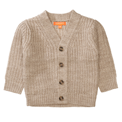 STACCATO Cardigan nøttebrun melange