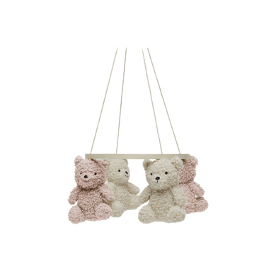 jollein Bear Mobile Teddy Wild Rose/Naturel