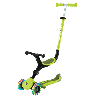 GLOBBER Trottinette enfant 3 roues évolutive GO-UP ACTIVE LIGHTS vert vert...