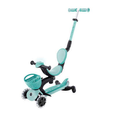 GLOBBER Trottinette enfant 3 roues évolutive GO-UP BABY 360 LIGHTS menthe...