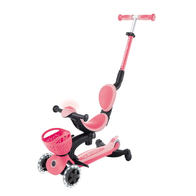 GLOBBER Trottinette enfant 3 roues évolutive GO-UP BABY 360 LIGHTS corail...