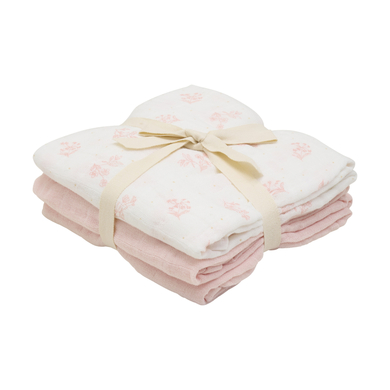 pippi Muslin foulards pack de 3 Veiled Rose