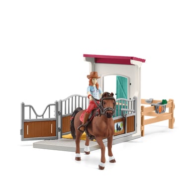 Schleich schleich® Box pour chevaux avec Hannah & Cayenne 42710