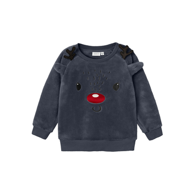 name it Sweatshirt Nmnreindeer Dark Sapphire