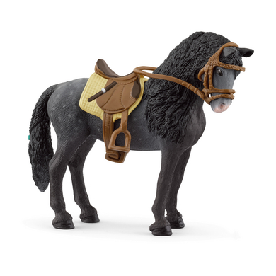 Image of schleich® Pura Raza Espanola cavalla con sella e briglia 42708059