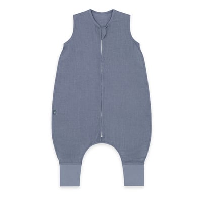Emma&noah Essential emma & noah slaapzak met enveloppevoeten Blauw